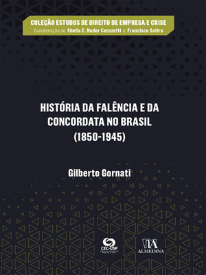 cover image of História da falência e da concordata no Brasil